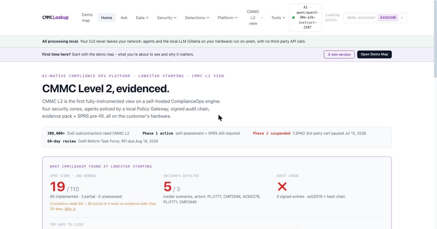 ComplianceOps screenshot